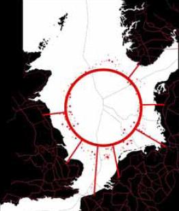 Offshore windmolens ring noordzee