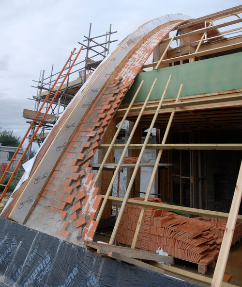 Detail van de boog crosswalk huis3