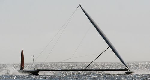 Sailrocket snelheidsrecord zeilschip