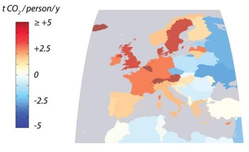 Co2 uitstoot per persoon per jaar