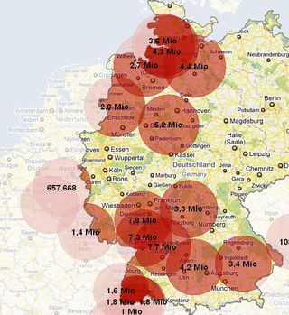 Gevarenzone kerncentrales duitsland