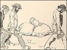 Middeleeuwse draagbaar