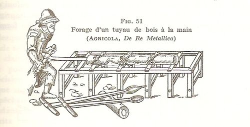 Lepelboor voor het doorboren van waterleidingen Lepelboor voor het doorboren van waterleidingen