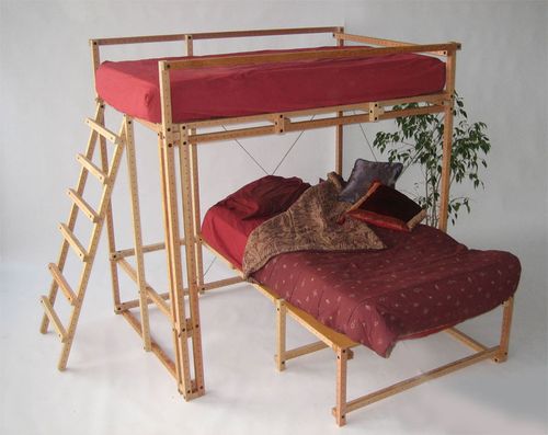 Grid beam stapelbed Grid beam stapelbed