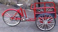 Scale model cargo bicycle