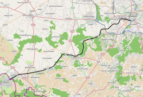 Spoorlijn130A erquelinnes charleroi Spoorlijn130A erquelinnes charleroi