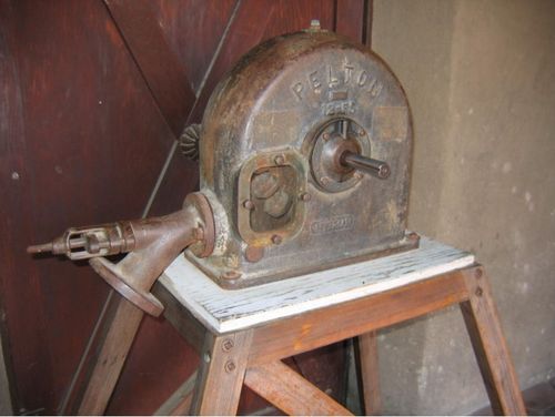 Pelton watermotor Pelton watermotor