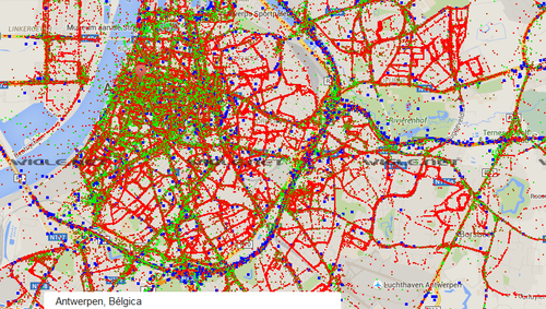 Wifi knooppunten in antwerpen