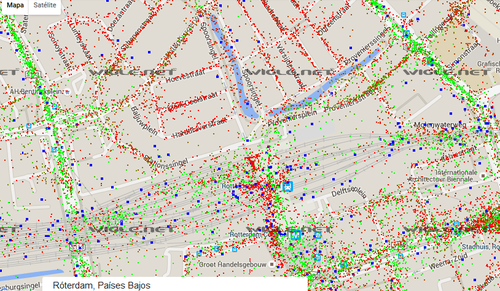 Wifi knooppunten in rotterdam