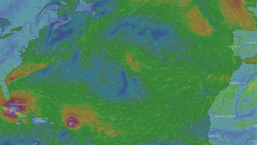 Trade winds westerlies and hurricanes