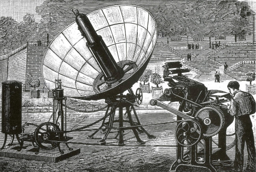 Solar thermal printing