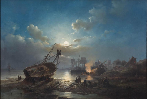 1024px-Henri_Adolphe_Schaep_-_Nachtelijk_werk_in_de_dokken (1)